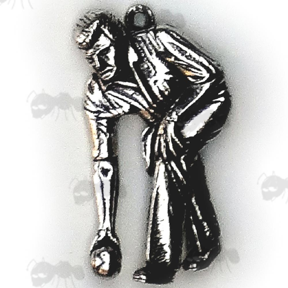 Bowler Pewter Pendant