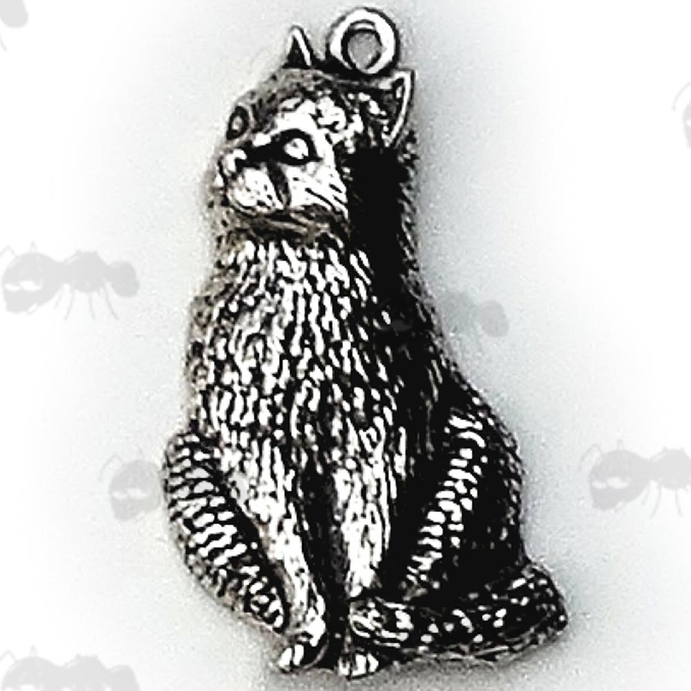 Cat Pewter Pendant