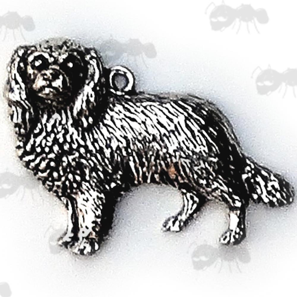 Cav King Charles Pewter Pendant