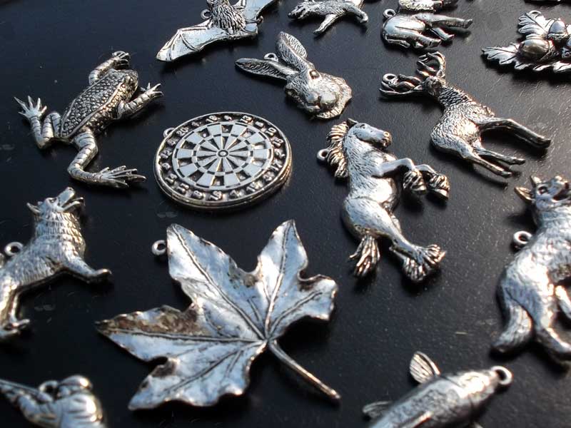 Pewter Pendant Design Range 1 Left Side