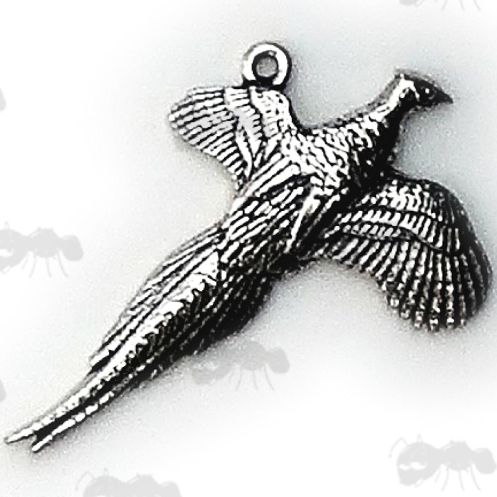 Small Pheasant Pewter Pendant
