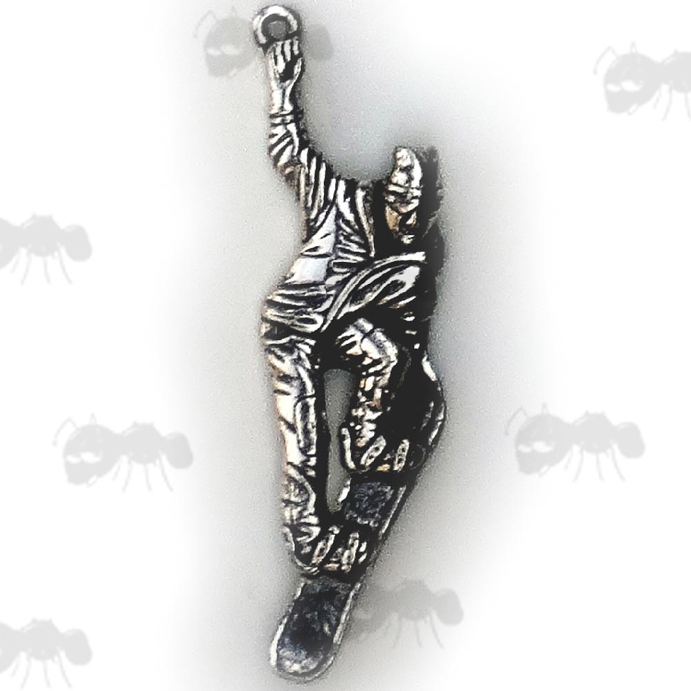 Snowboarder Pewter Pendant