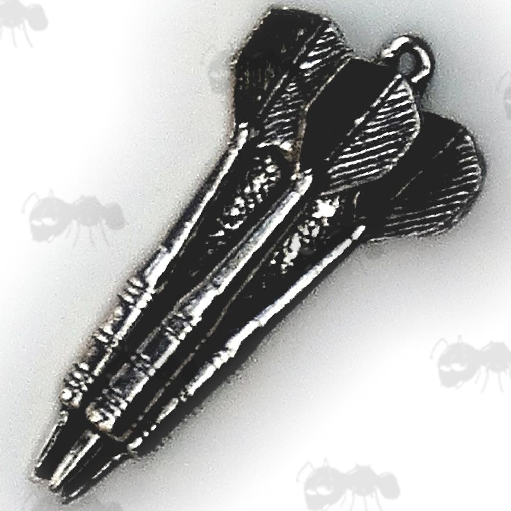 Three Darts Pewter Pendant