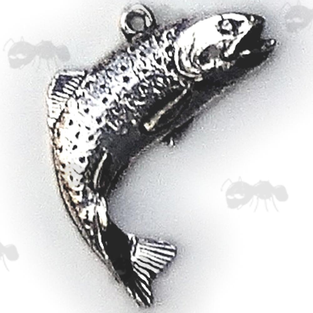 Trout Pewter Pendant