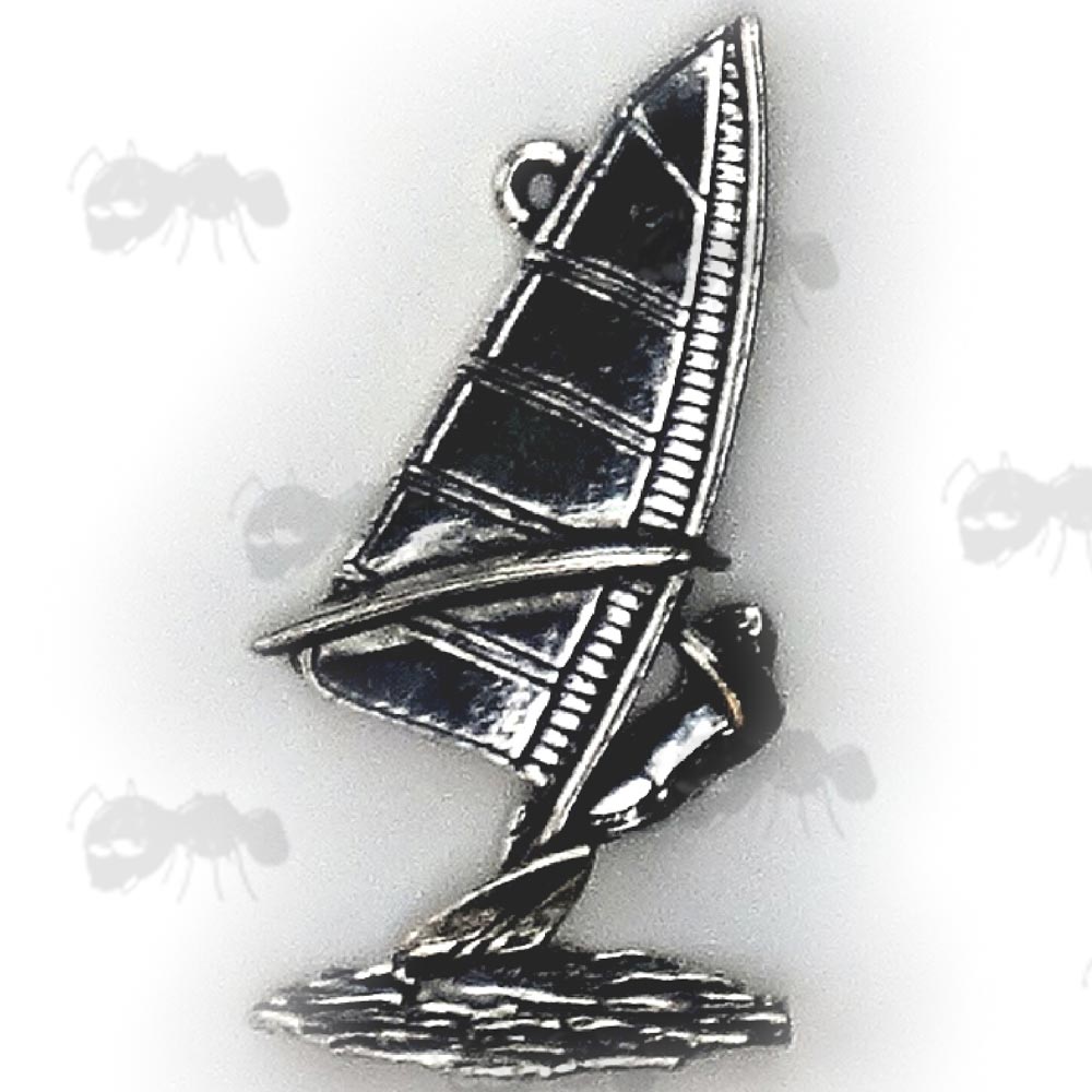 Windsurfer Pewter Pendant