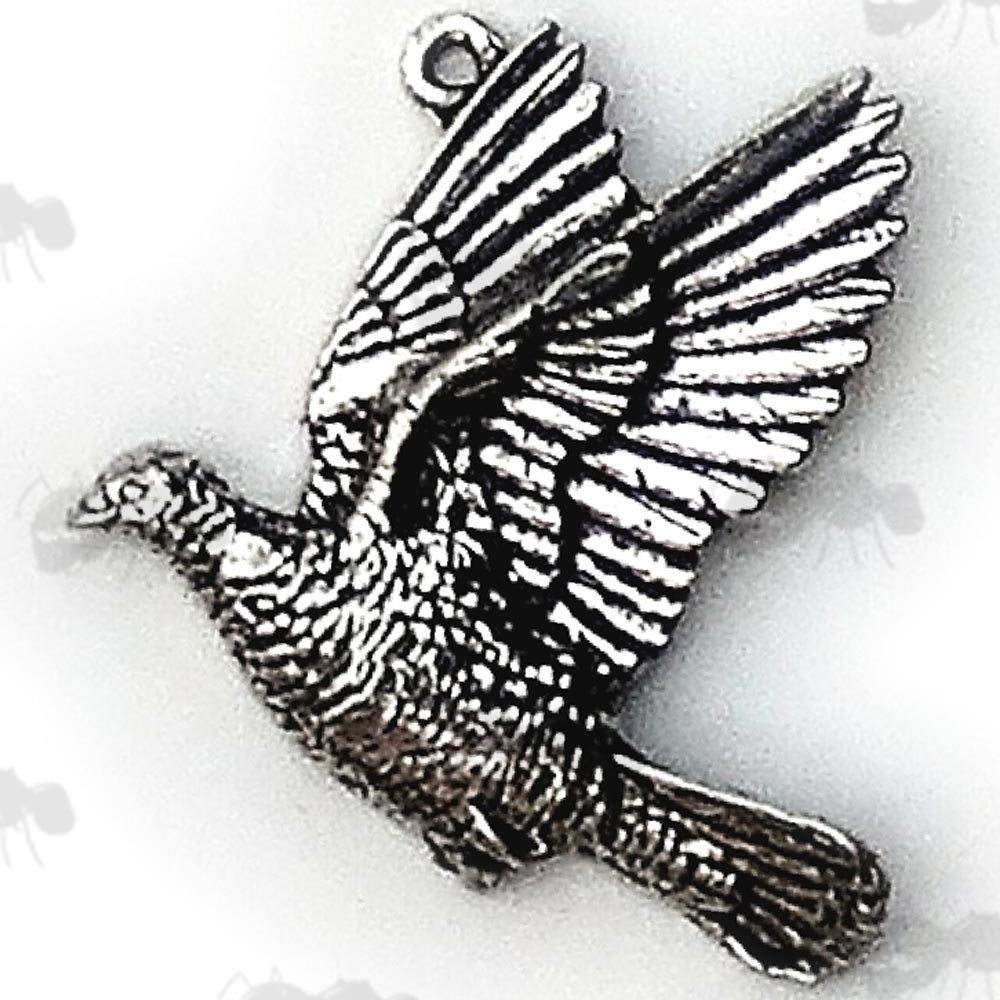 Wood Pigeon Pewter Pendant
