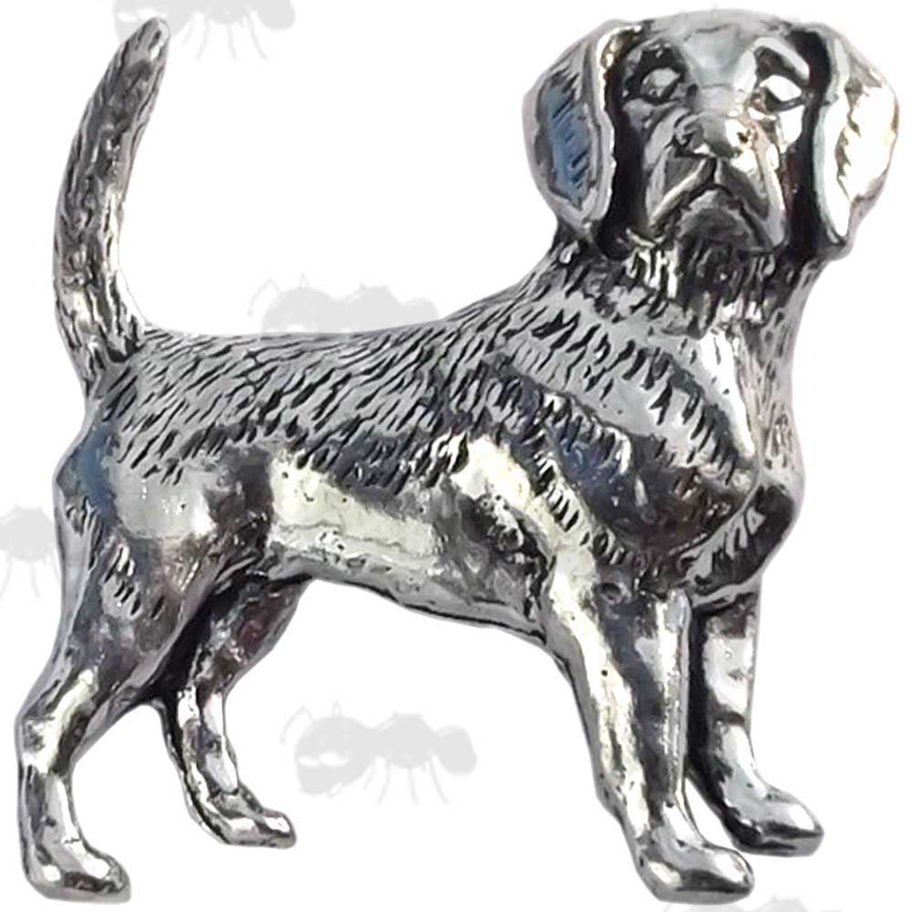 Beagle Pewter Pin Badge