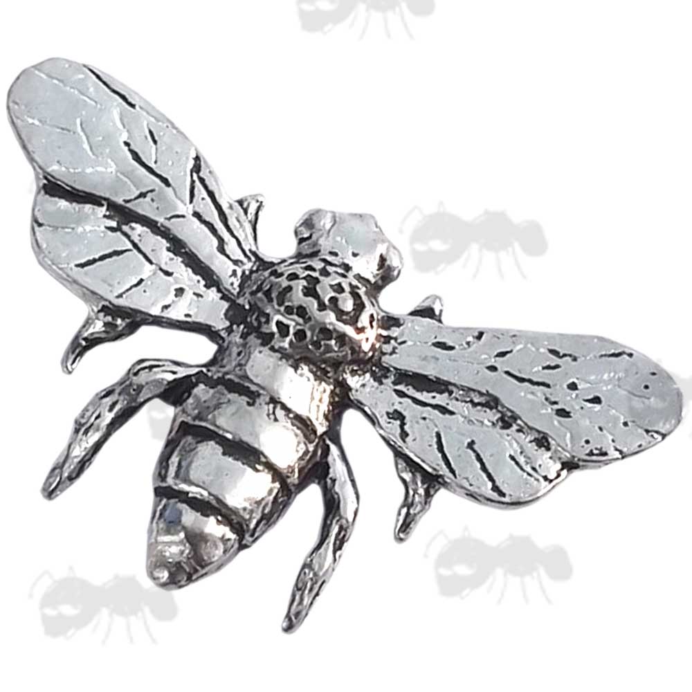 Bee Pewter Pin Badge