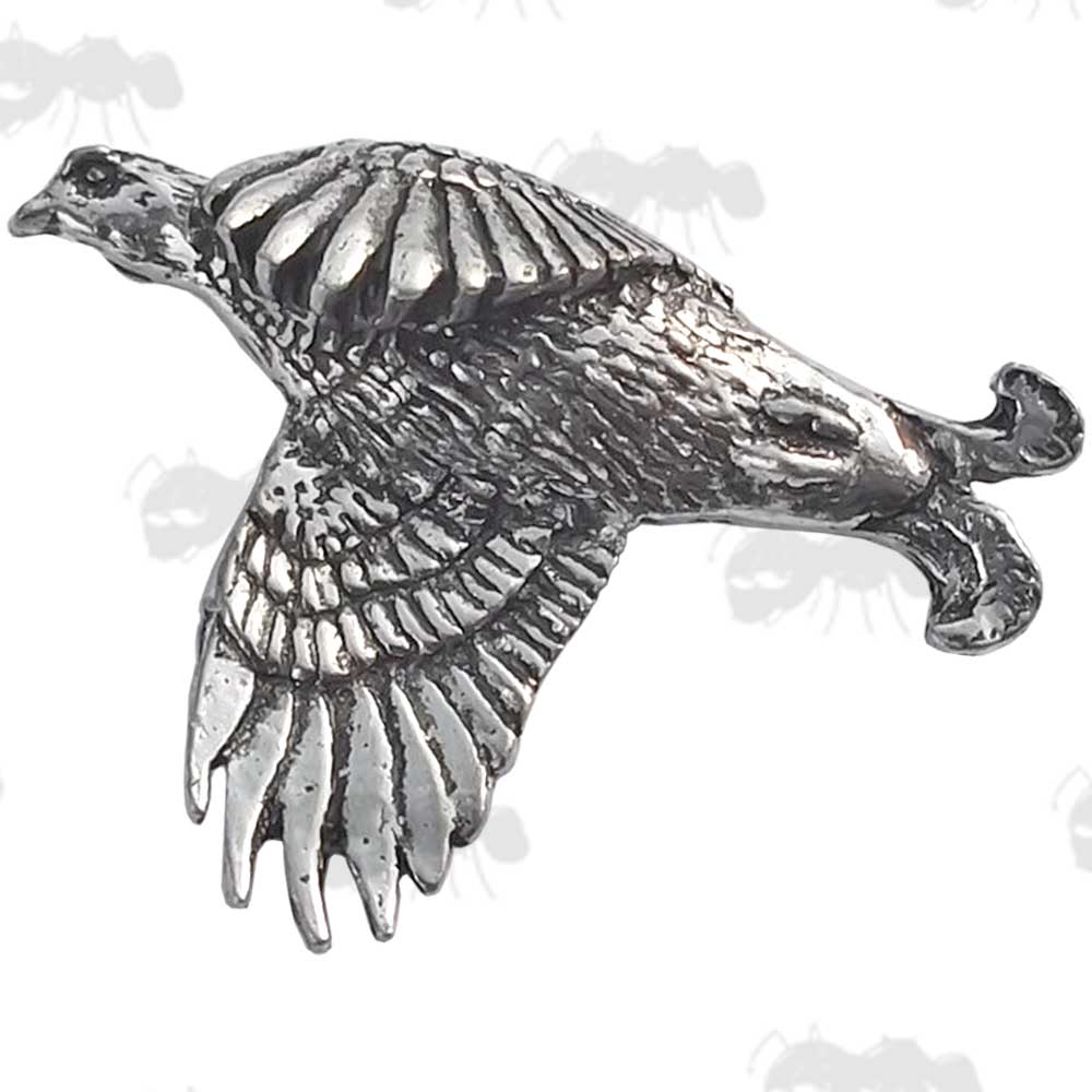 Black Grouse Pewter Pin Badge