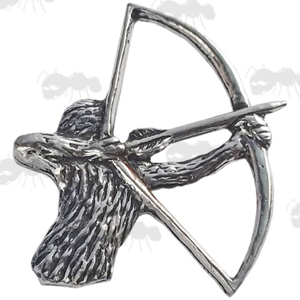 Bowman Pewter Pin Badge