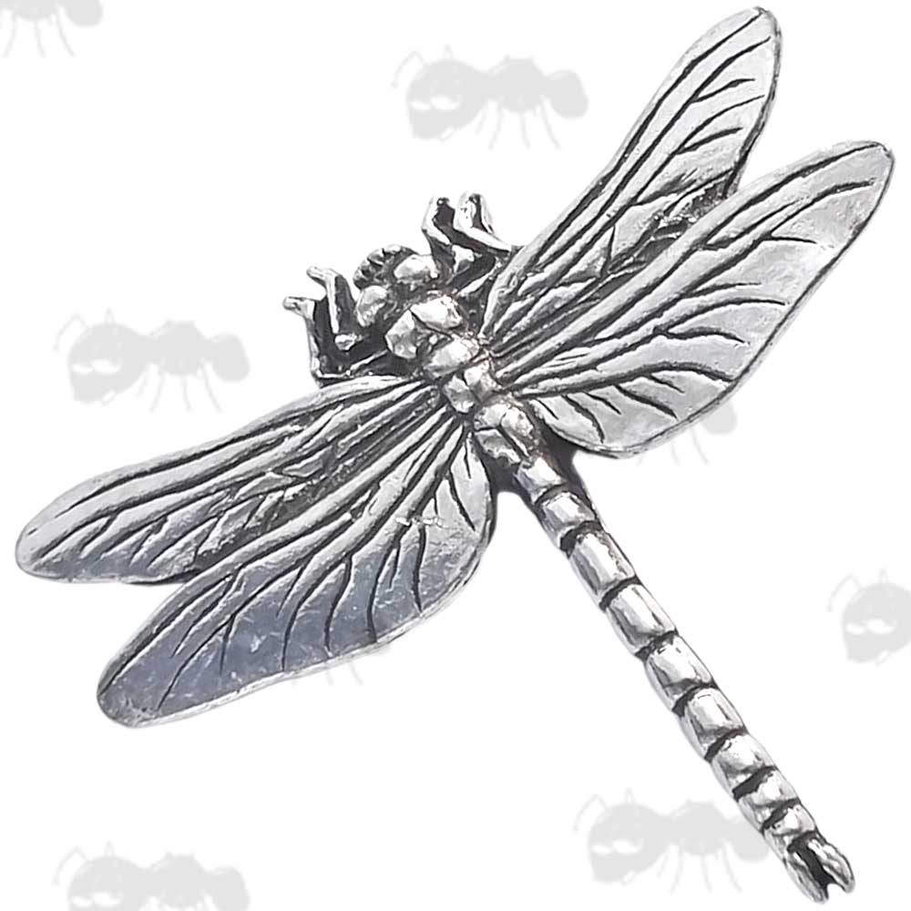 Dragonfly Pewter Pin Badge