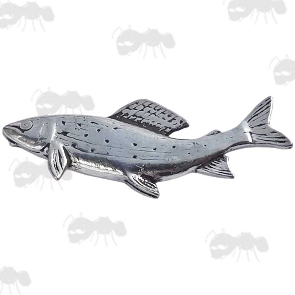 Grayling Pewter Pin Badge