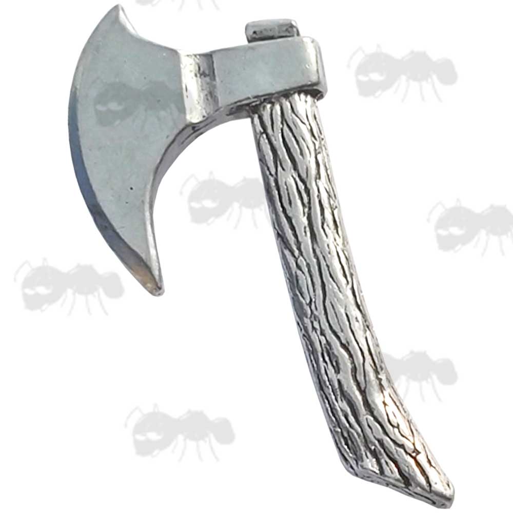 Hatchet Pewter Pin Badge