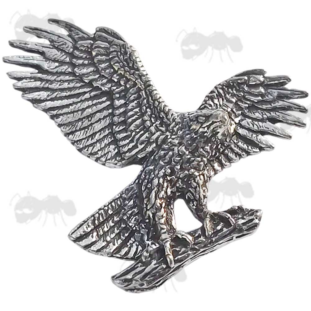 Hawk Eagle Falcoln bird English Pewter Lapel Pin Badge XTSPBB37 