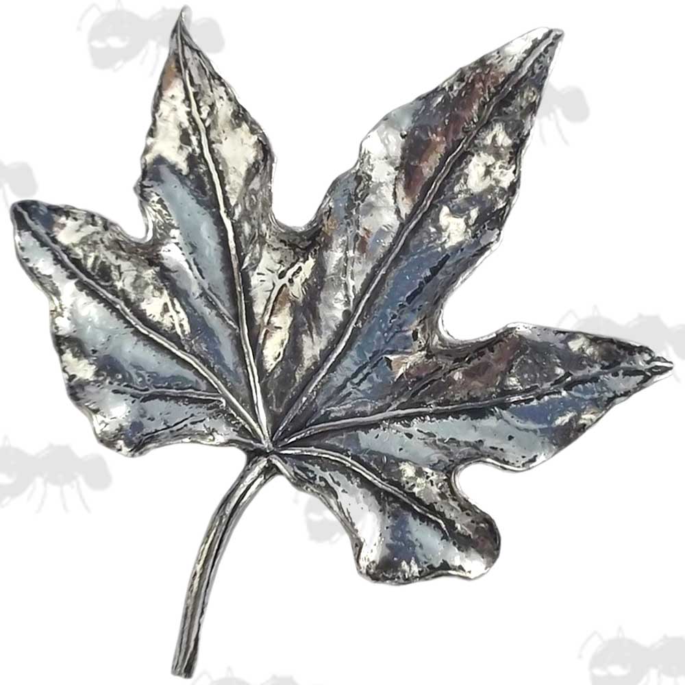 Leaf Pewter Pin Badge