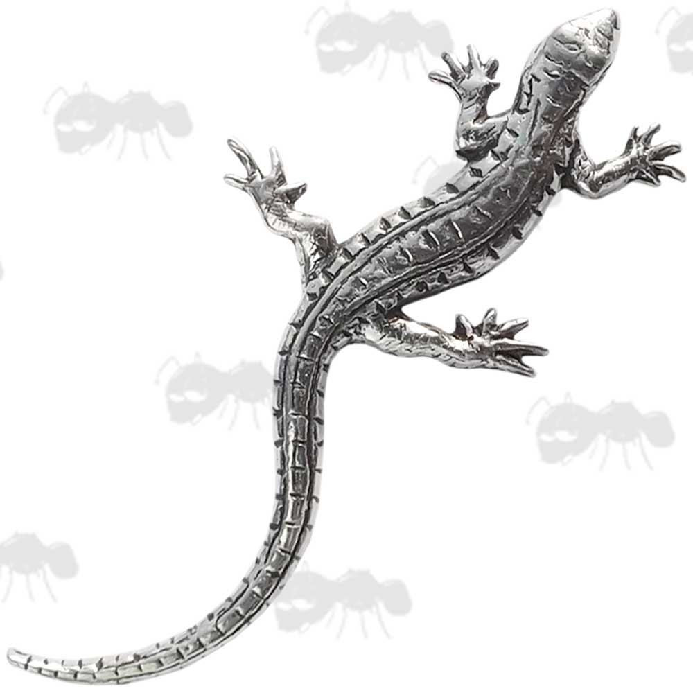 Lizard Pewter Badge