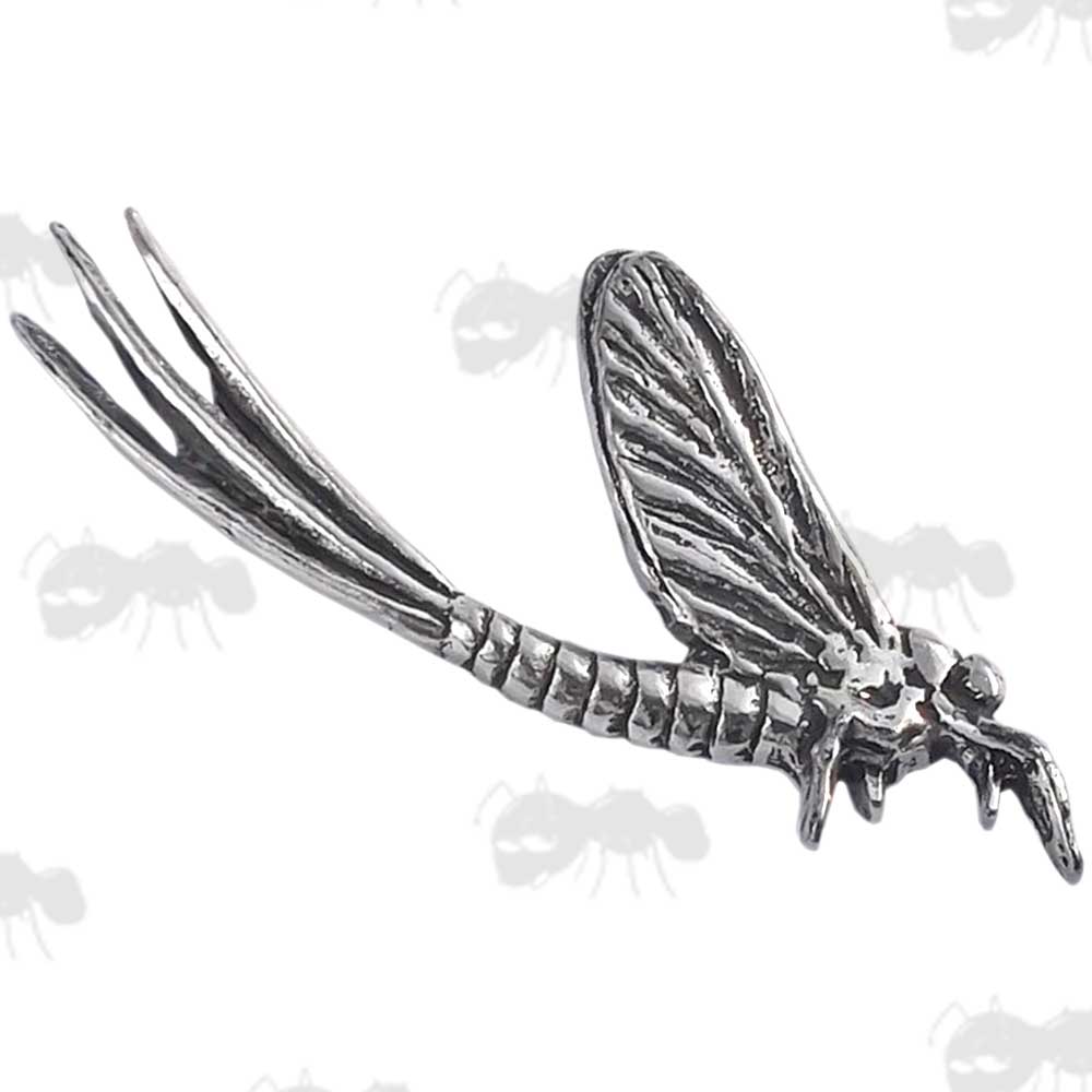 Mayfly Pewter Pin Badge