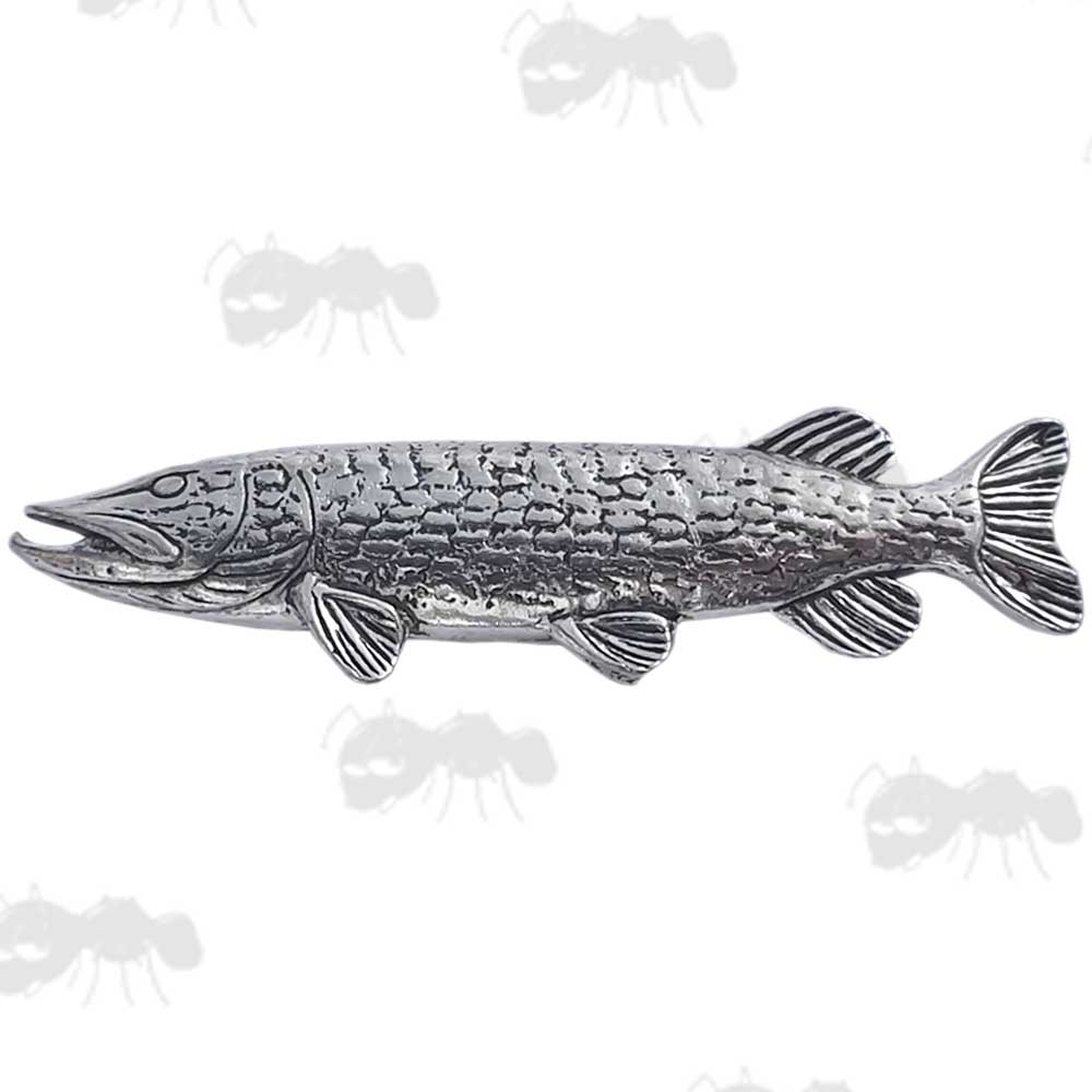 Pike Pewter Pin Badge