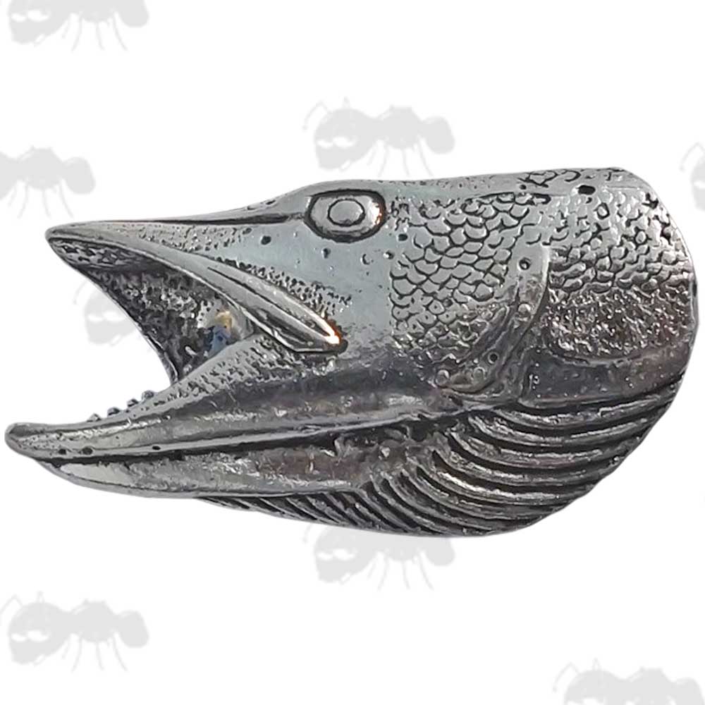 Pikes Head Pewter Pin Badge