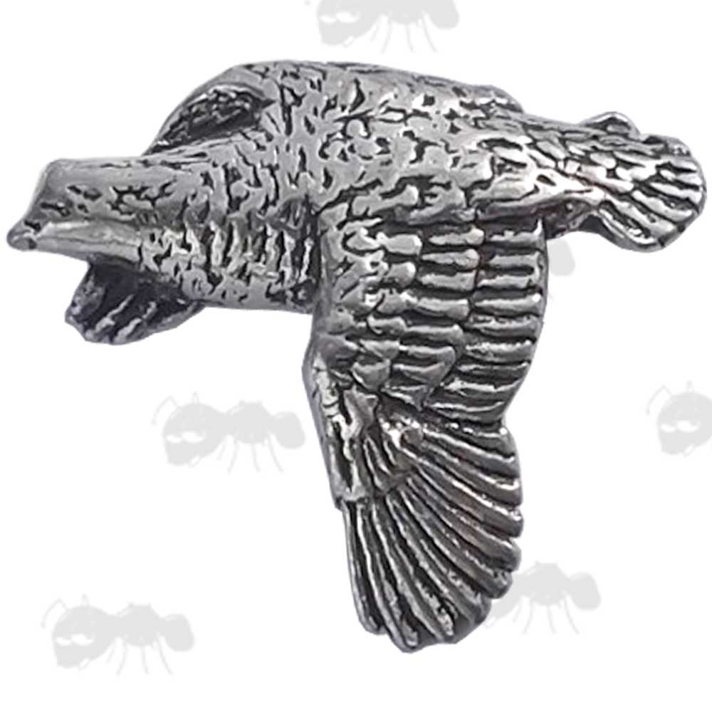 Quail Pewter Pin Badge