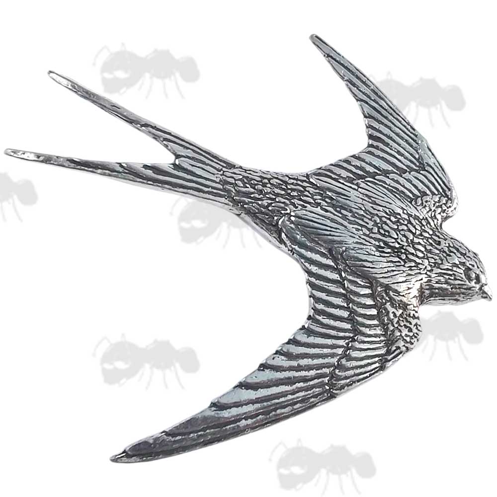Swallow Pewter Pin Badge