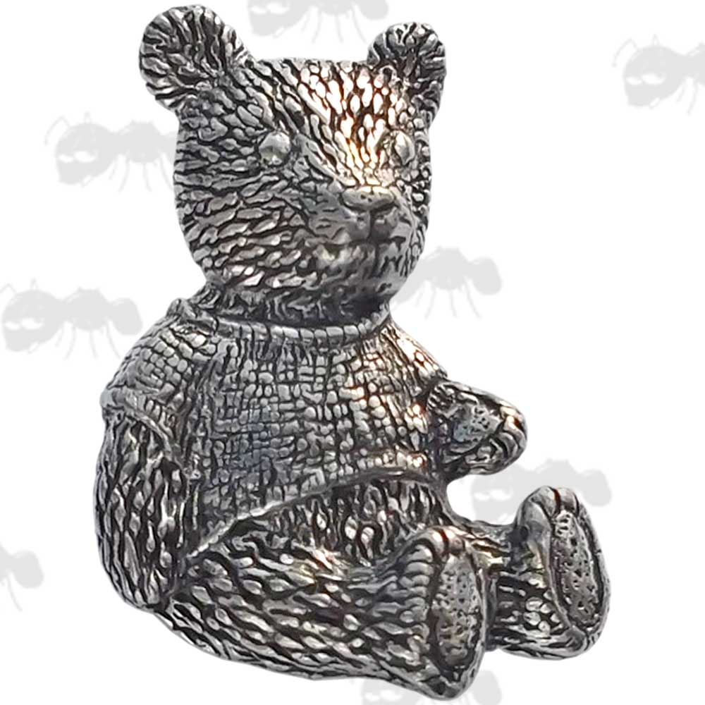 Teddy Pewter Pin Badge