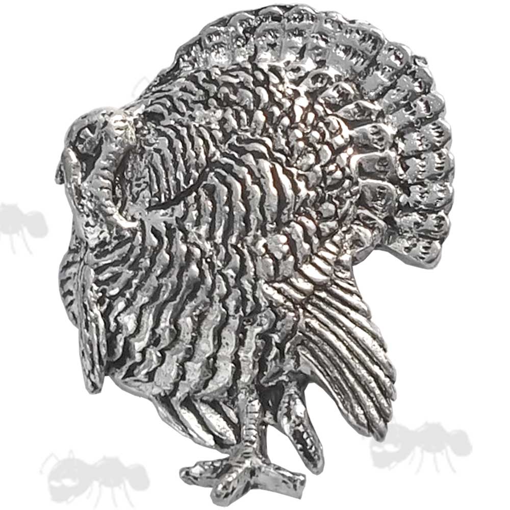 Turkey Pewter Pin Badge