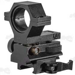 Quick-Release Lever Weaver / Picatinny Rail Mount with Adjustable Elevation and Windage Settings