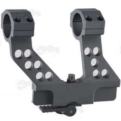 AK Quick-Release Lever One Piece Side Bracket Scope Mount with 30mm Rings