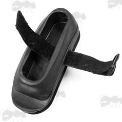 Black Coloured Slip On Rubber Butt Recoil Pad for AK Stocks