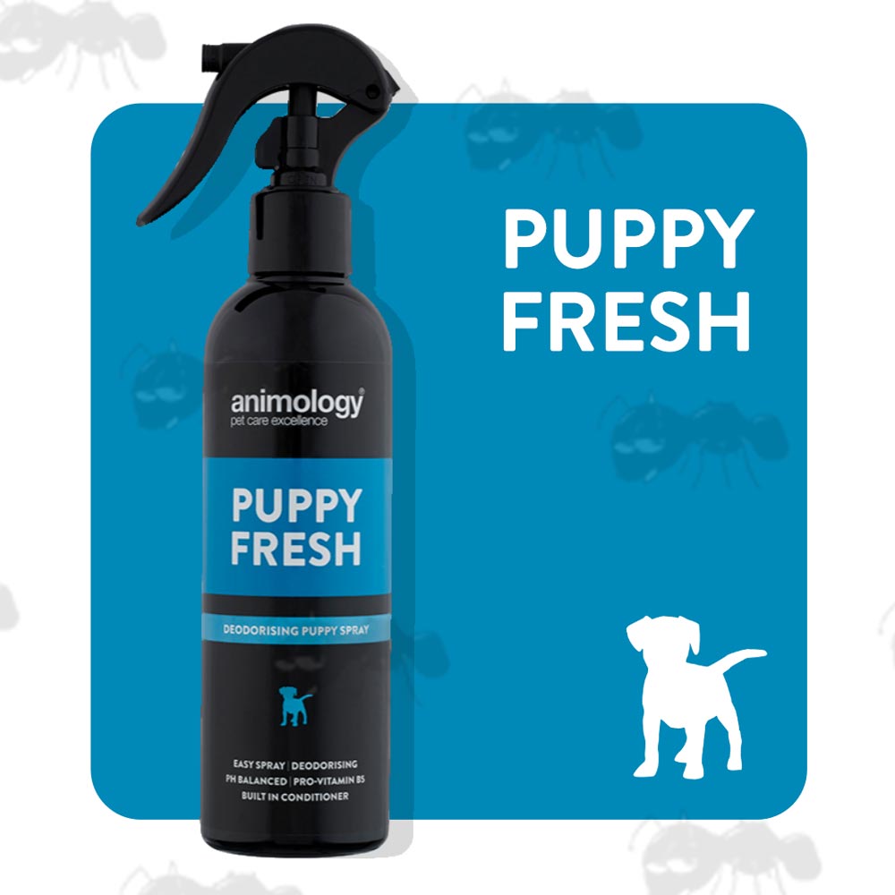 250ml Spray Bottle Of Animology Puppy Fresh Deodorising Spray