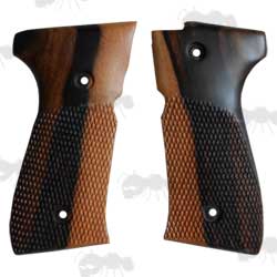 Pair of Beretta 92FS Wooden Pistol Handle Panels