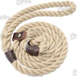 12mm Thick Bisley Natural Dog Slip Lead