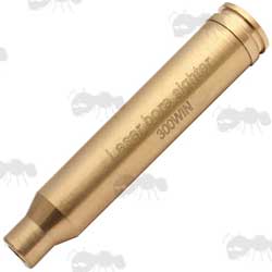 Brass .300 Winchester Calibre Rifle Cartridge Style Laser Bore Sighter