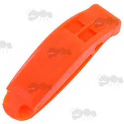 Orange Double Frequency Foliage Green Colour Signal Whistle