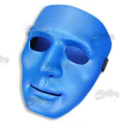 Blue Coloured Koei Man Face Airsoft Mask