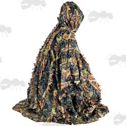 Autumn / Winter 3D Leaf Camouflage Ghillie Poncho