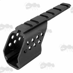 Black Metal Glock 17 / 18 Pistol Scope Rail Mount Adapter