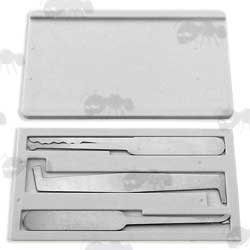 Compact Lock Pick Set in Credit Card Style Case