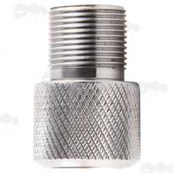 Stainless Steel M15x1mm Counter-Clockwise to 5/8x24 Thread Gun Barrel Silencer Adapter