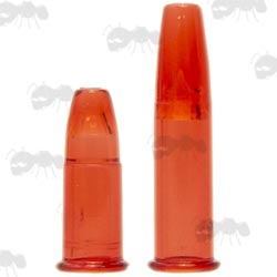 Pair of .22 Short and Long Red Plastic Rifle Snap Caps