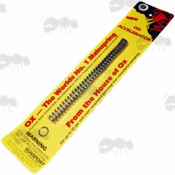 OX Accelerator Air Rifle Main Spring in Yellow Hanger Display Packaging