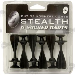 Petron Stealth Spare Black Sucker Darts