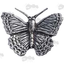 Small Butterfly Pewter Pin Badge Pewter Badge