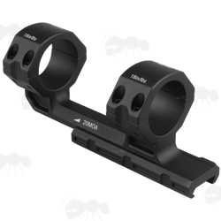 20MOA High-Profile Double Clamped 34mm Scope Ring One Piece Mount for Picatinny Rails