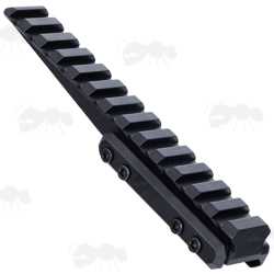 Low-Profile Thirteen Slot Length Forward Reach Picatinny Riser Rail