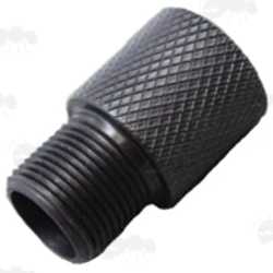 M13.5 x 1 LH To 1/2x28 UNEF Pistol Thread Silencer Adapter with Thread Guard