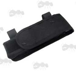 Black External Battery Pouch for Rifle Buttstocks