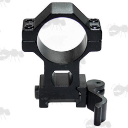 Set of 2 QD Rifle Scope Mount Rings for 20mm Picatinny & Weaver Rails Tactical Rings for Scopes Optics and More HIRAM Scope Ring 2 Pack 