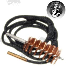 Shotgun BoreWorm with Bronze Bristle Brush for 12 Gauge